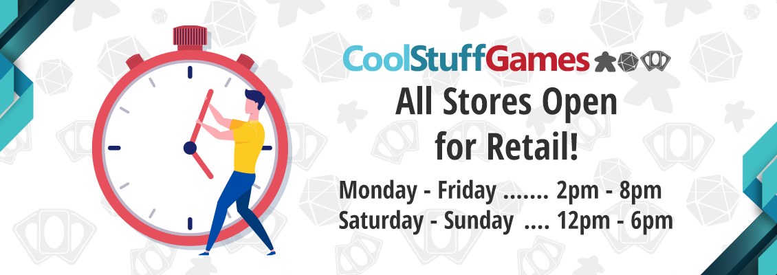 All stores open for retail!