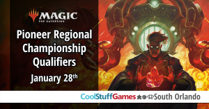1/28 Magic: The Gathering $500 Cash Pioneer Regional Championship Qualifier - Round 3 @ Cool Stuff Games - South Orlando