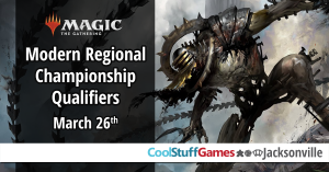 Magic: The Gathering $500 Cash Modern Regional Championship Qualifier @ Cool stuff games Jacksonville