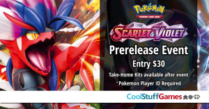 PLAY!: Pokemon Scarlet & Violet Prerelease @ Cool Stuff Games - South Orlando