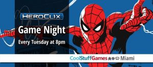 Tuesday Night HeroClix @ cool stuff games miami