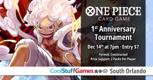 One Piece 1st Anniversary Tournament @ Cool Stuff Games - South Orlando