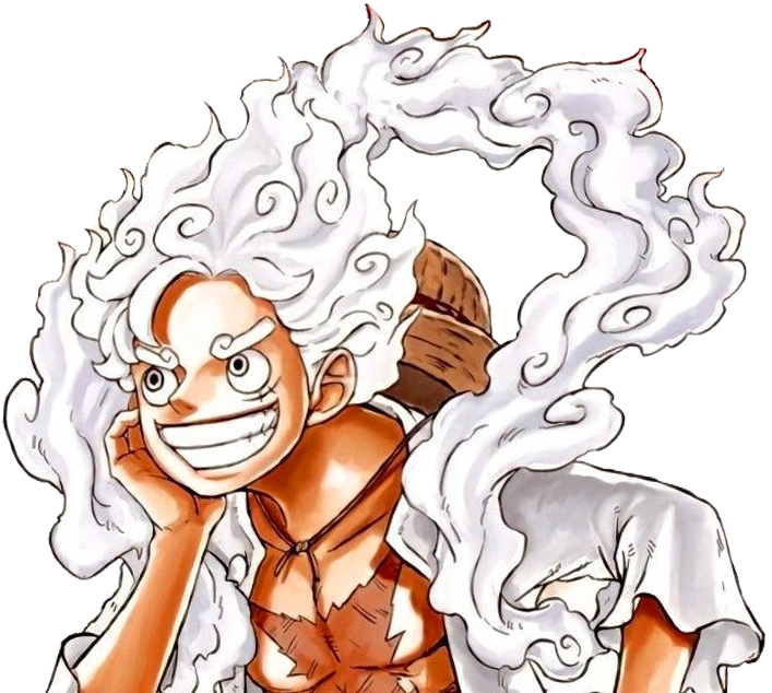 Gear 5 Luffy smiling