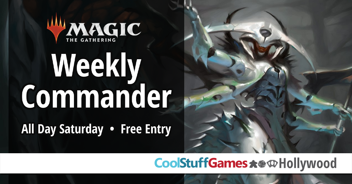 Free Commander Saturdays at CSG Hollywood!