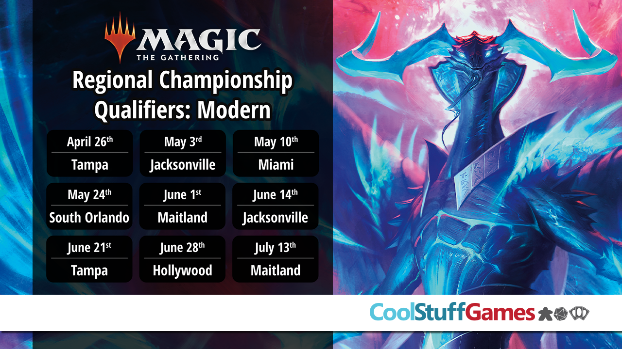 Regional Championship Qualifier – Round 10 Modern – Cool Stuff Games South Orlando