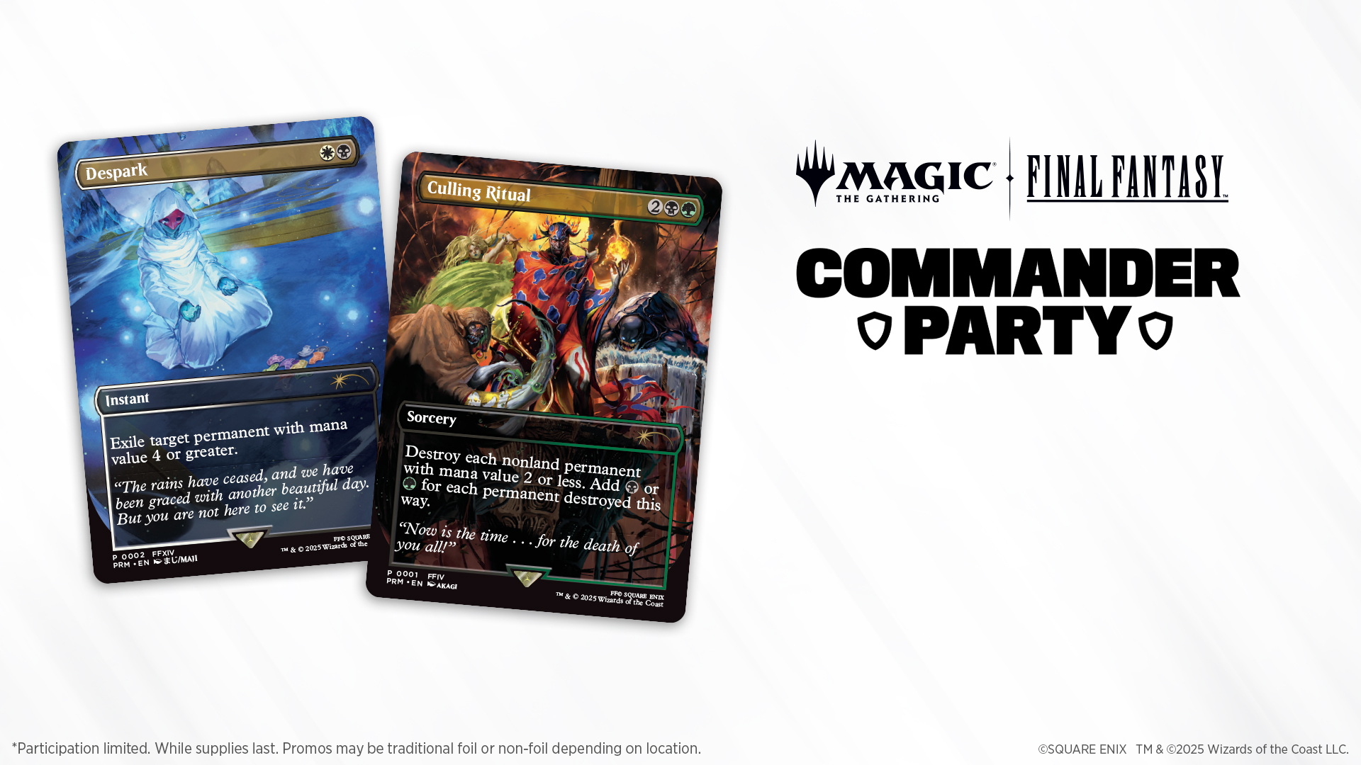 Final Fantasy Commander Party