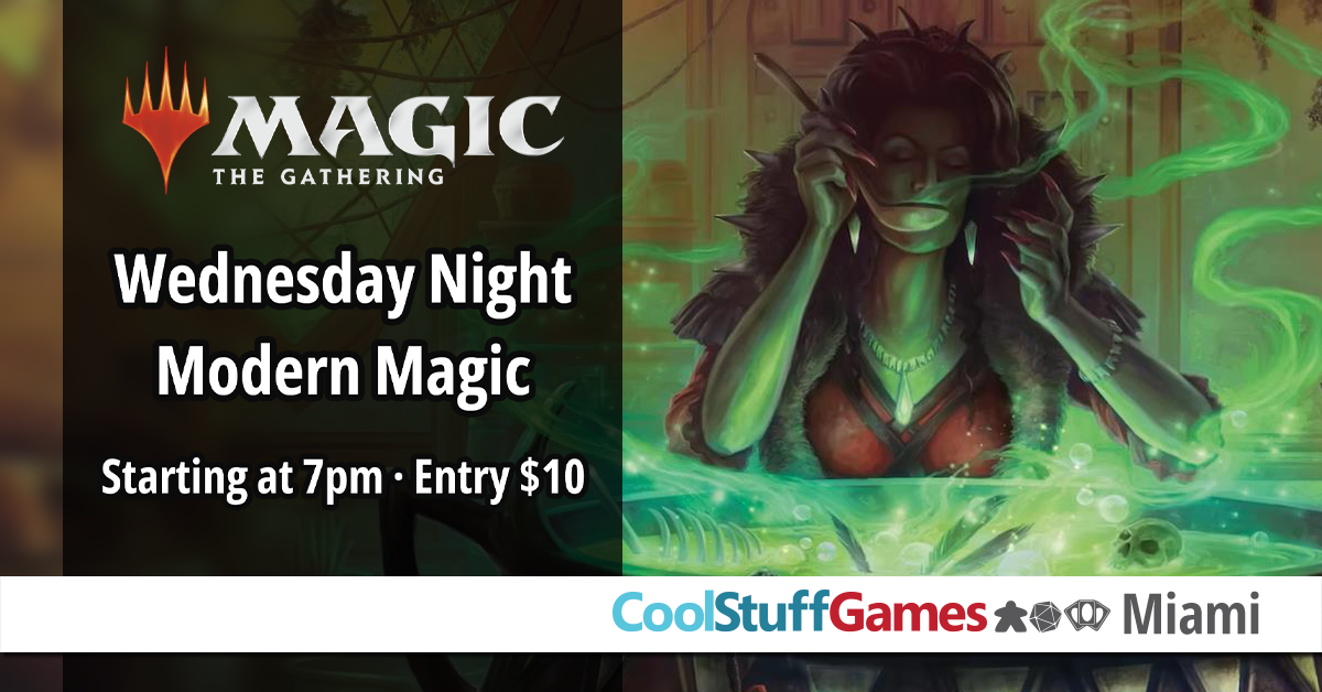 Wednesday Night Modern Magic at CoolStuffGames – Miami