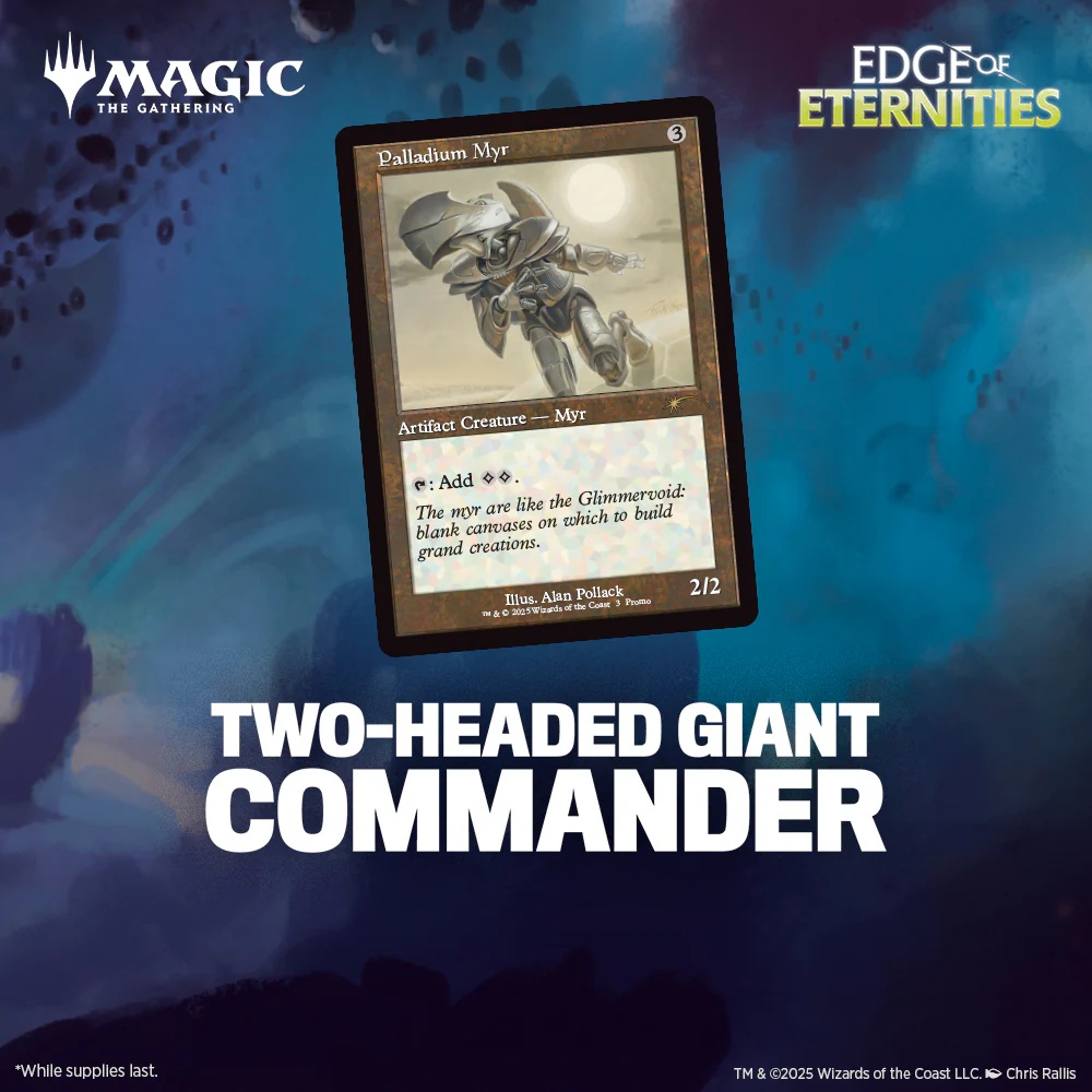 2-Headed Giant (2HG) Commander Night!