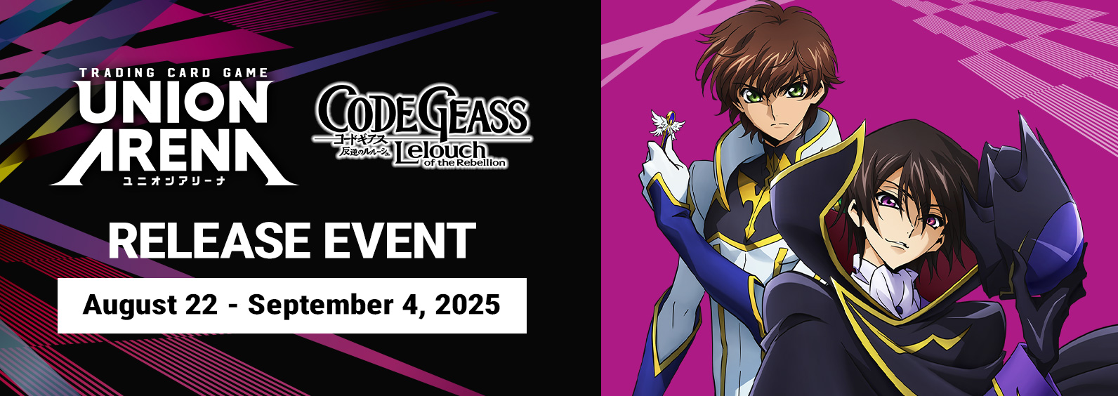 Union Arena Code Geass Lelouch of the Rebellion Vol 2 Release Event at CoolStuffGames – Miami
