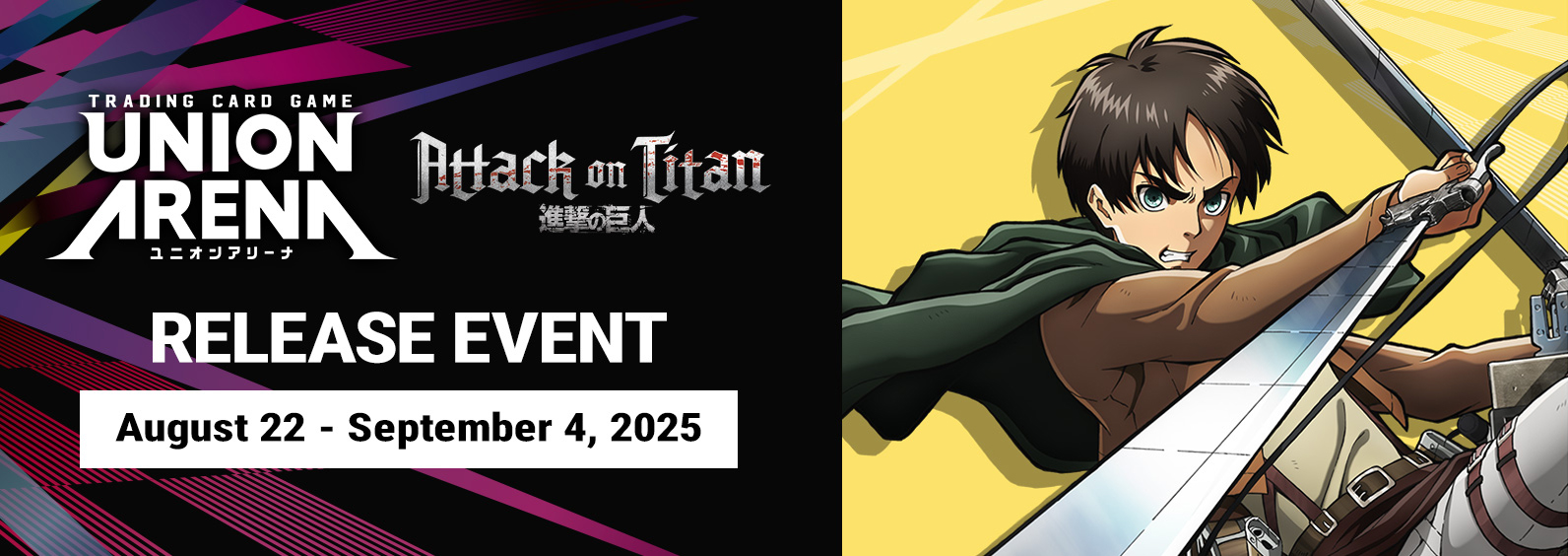 Union Arena Attack on Titan Release Event at CoolStuffGames – Miami