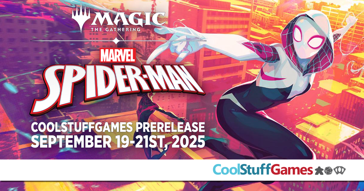 Magic: Marvel’s Spider-Man Prerelease Friday 7PM