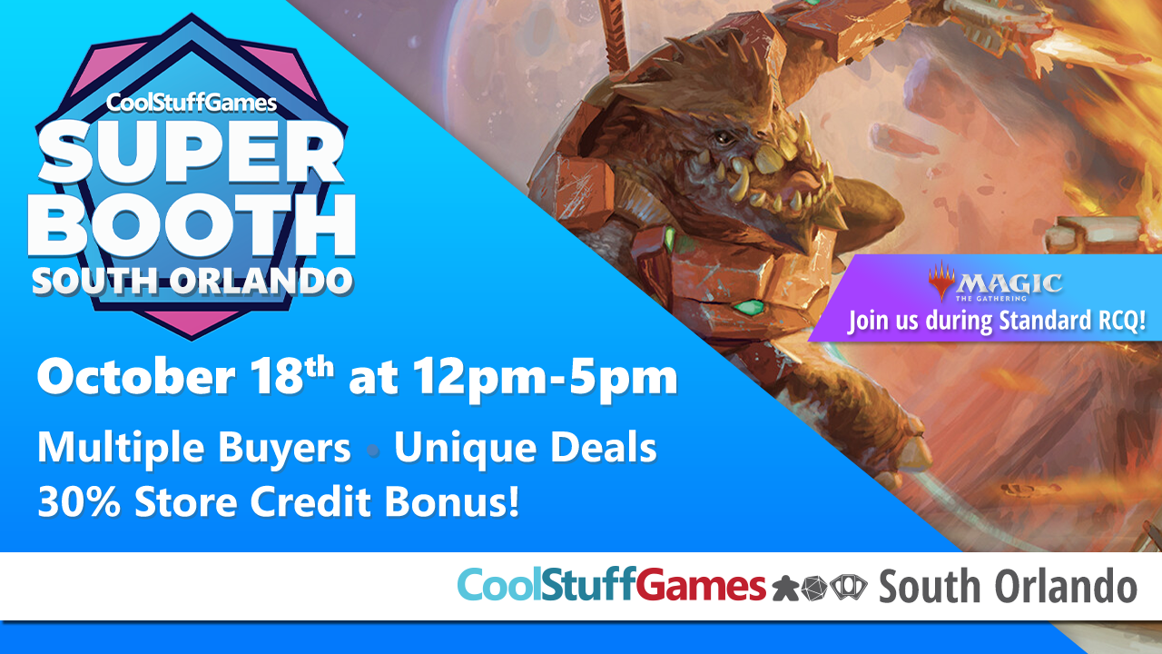 CoolStuffInc.Com Super Booth at Cool Stuff Games South Orlando