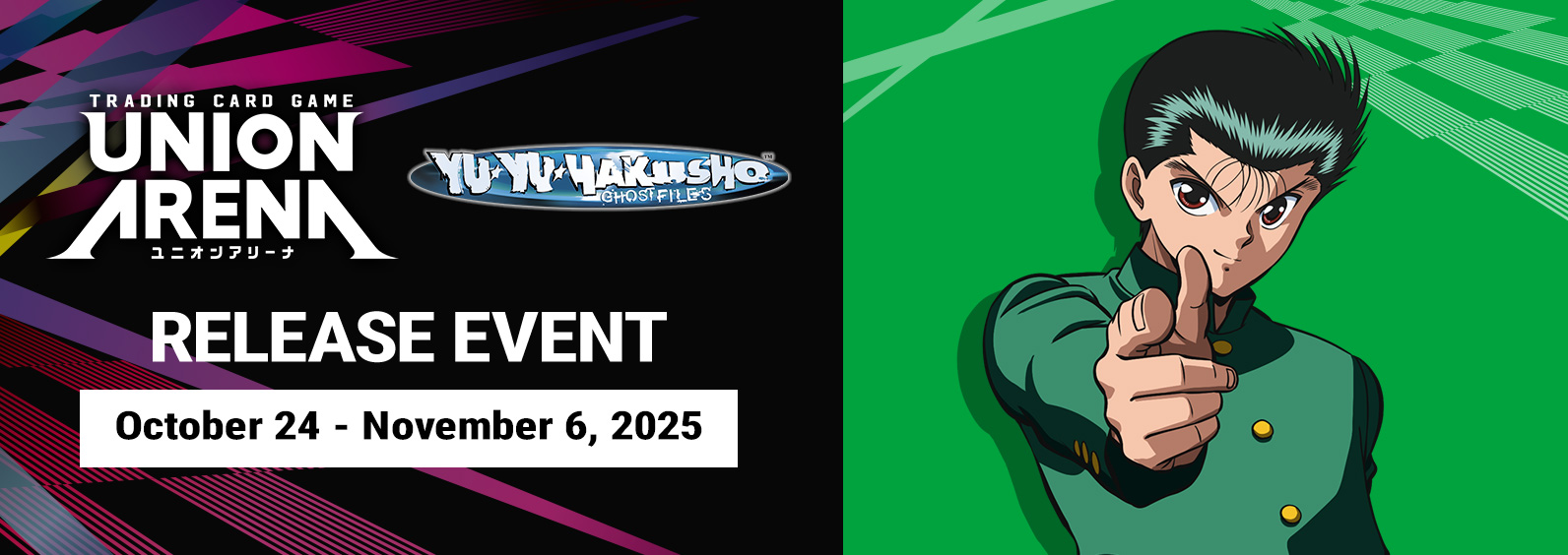 Union Arena Yu Yu Hakusho: Ghost Files Release Event at CoolStuffGames – Miami