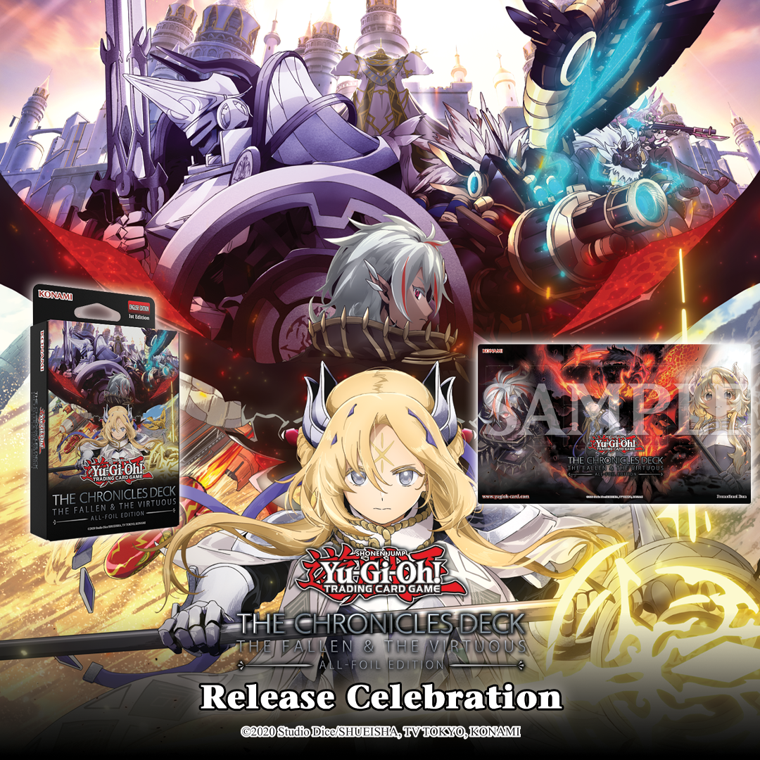 Yu-Gi-Oh! The Chronicles Deck: The Fallen & The Virtuous Release Celebration